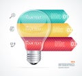 Vector Modern infographics options banner 123