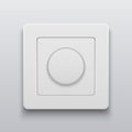 Vector modern light switch icon background. Royalty Free Stock Photo
