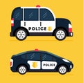 Vector Modern Police Car