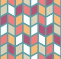 Vector modern seamless colorful geometry chevron pattern, color abstract Royalty Free Stock Photo