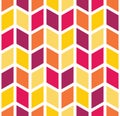 Vector modern seamless colorful geometry chevron pattern, color abstract Royalty Free Stock Photo