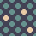 Vector modern seamless colorful geometry dots pattern, color abstract Royalty Free Stock Photo