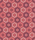 Vector modern seamless colorful geometry hexagon pattern, color abstract