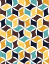 Vector modern seamless colorful geometry pattern, color abstract