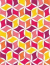 Vector modern seamless colorful geometry pattern, color abstract Royalty Free Stock Photo