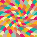 Vector modern seamless colorful geometry pattern cute eastern, color abstract