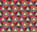 Vector modern seamless colorful geometry pattern Royalty Free Stock Photo