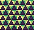 Vector modern seamless colorful geometry pattern, polygon Royalty Free Stock Photo