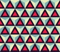 Vector modern seamless colorful geometry pattern, polygon Royalty Free Stock Photo