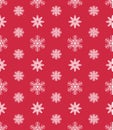 Vector modern seamless colorful geometry pattern snowflakes, color abstract Royalty Free Stock Photo