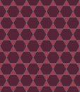 Vector modern seamless colorful geometry pattern triangle polygon, color purple red abstract Royalty Free Stock Photo