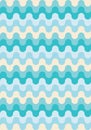 Vector modern seamless colorful geometry pattern, waved lines, color monochrome blue