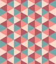 Vector modern seamless colorful geometry triangle pattern, color abstract