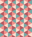 Vector modern seamless colorful geometry triangle pattern, color abstract