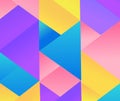 Vector modern seamless colorful geometry triangle pattern, color abstract geometric background, pillow multicolored print, retro t