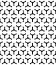 Vector modern seamless geometry christmas pattern snowflakes Royalty Free Stock Photo