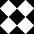 Black and white seamless geometrical pattern