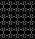 Vector modern seamless geometry pattern circes, black and white abstract