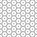 Vector modern seamless geometry pattern dots, black and white abstract Royalty Free Stock Photo