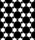 Vector modern seamless geometry pattern grid, black and white abstract Royalty Free Stock Photo