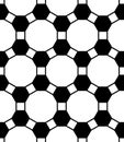 Vector modern seamless geometry pattern grid, black and white abstract Royalty Free Stock Photo