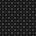 Vector modern seamless geometry pattern grid, black and white abstract Royalty Free Stock Photo