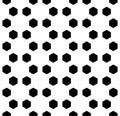 Vector modern seamless geometry pattern hexagon, black and white abstract