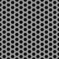 Vector modern seamless geometry pattern hexagon, black and white honeycomb abstract Royalty Free Stock Photo