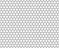 Vector modern seamless geometry pattern hexagon, black and white honeycomb abstract Royalty Free Stock Photo