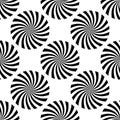 Vector modern seamless geometry pattern polka, black and white abstract Royalty Free Stock Photo