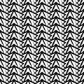 Vector modern seamless geometry pattern trees, black and white abstract