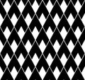 Vector modern seamless geometry pattern triangle, black and white abstract Royalty Free Stock Photo