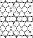 Vector modern seamless geometry pattern triangles, black and white abstract Royalty Free Stock Photo