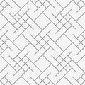 Vector modern seamless geometry pattern trippy, black and white abstract geometric line background, Line monochrome retro texture, Royalty Free Stock Photo