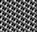 Vector modern seamless geometry pattern weird, black and white abstract Royalty Free Stock Photo