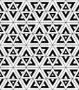 Vector modern seamless pattern triangles Royalty Free Stock Photo