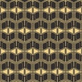 Abstract art deco seamless modern tiles pattern Royalty Free Stock Photo