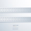 Vector modern trace of the tire background Royalty Free Stock Photo