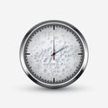 Vector modern watch icon on white background Royalty Free Stock Photo