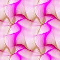 Vector moire repeatable pattern of pink and brown lines. Abstract chaotic texture for fabric design