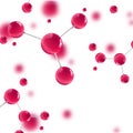 Vector molecules background