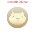 Vector Monacoin MONA logo