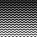 Vector monochome patten, smooth zigzag lines