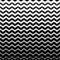 Vector monochome patten, smooth zigzag lines