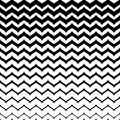 Vector monochome patten, smooth zigzag lines