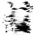 Vector monochrome background with isolated grunge blot texture.