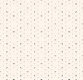 Vector monochrome minimalist geometric seamless pattern with thin hexagonal grid Royalty Free Stock Photo