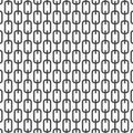 Vector monochrome pattern, abstract chain black lines on white background, subtle vertical chains. Design element for prints
