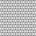 Vector monochrome pattern, abstract chain black lines on white background, subtle vertical chains. Design element for prints