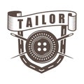 Monochrome tailor logo
